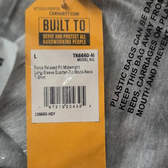 Carhartt Quarter-Zip Men's Shirt - Picture 2 of 3